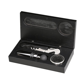 Set da vino Bardolino, 3 pezzi cm 16,5x9x3