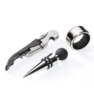 Set da vino Bardolino, 3 pezzi cm 16,5x9x3