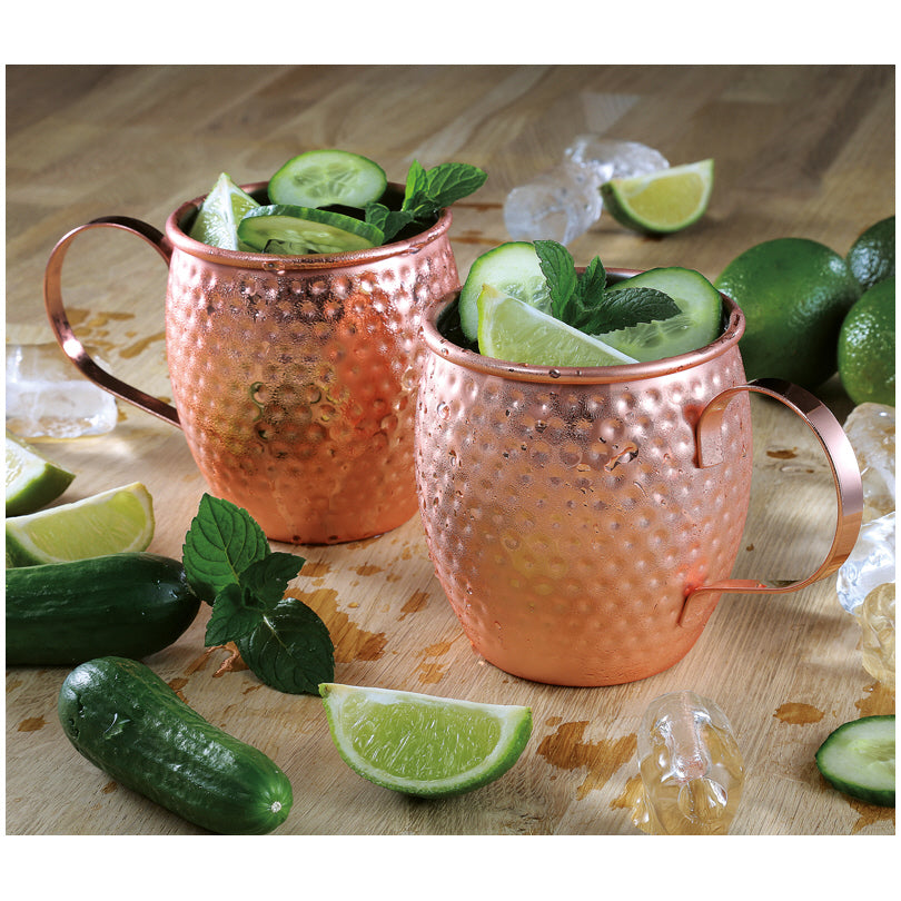 Boccale Moscow Mule martellato cm Ø9,5x10