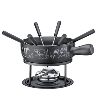 Set per fonduta al formaggio St. Gallen, 10 pezzi cm 21x29x16,5/l 2