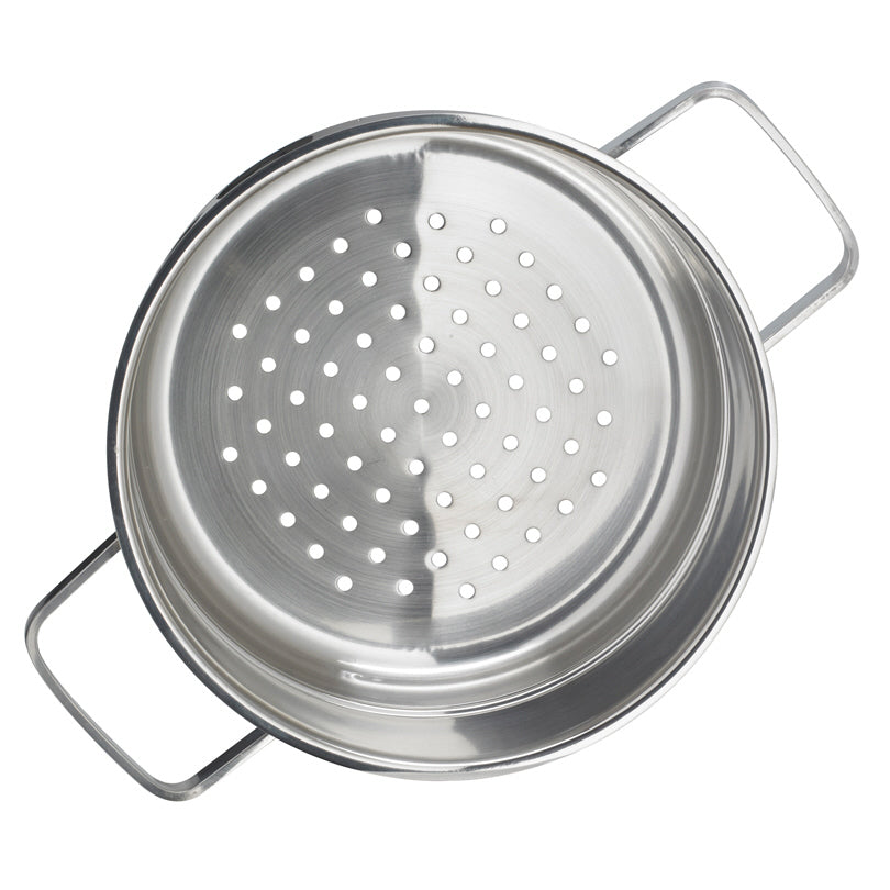 Pentola "San Remo" con inserto per la cottura a vapore 3 pezzi cm Ø20x19,5/l 3