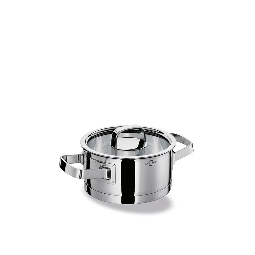 Casseruola San Remo con coperchio in vetro cm Ø16x8