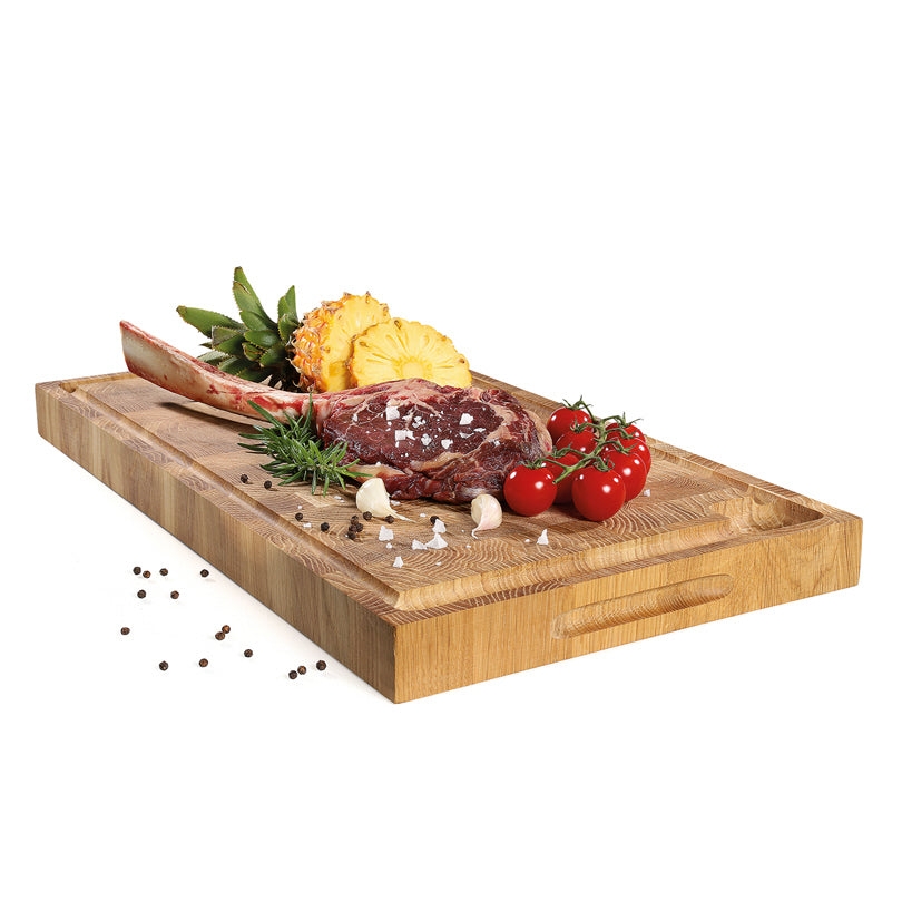 Tagliere alto con scanalatura cm 54x30x4