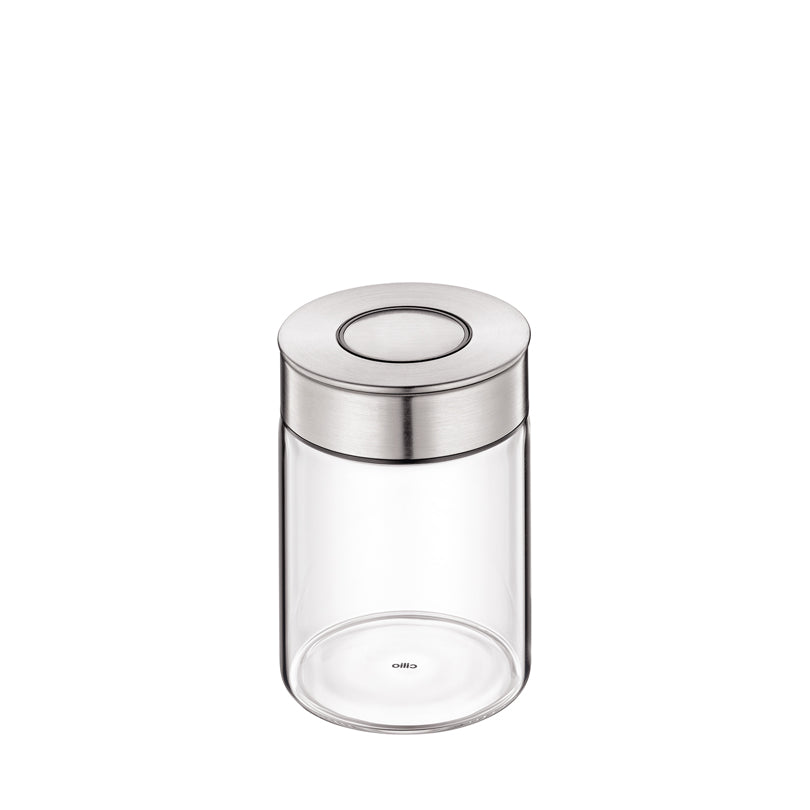 Barattolo con coperchio salvaaromi "Vetro" ml 700/cm Ø10x14