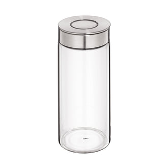 Barattolo con coperchio salvaaromi "Vetro" l 1,4/cm Ø10x22,5