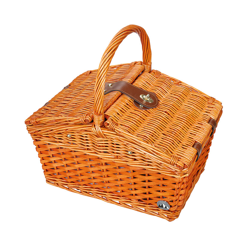 Cesto picnic "Salerno", per 2 persone cm 38x26x37