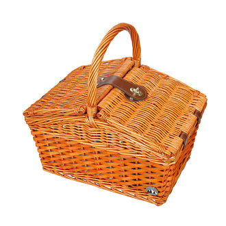 Cesto picnic "Salerno", per 2 persone cm 38x26x37