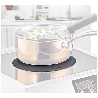 Tappetino protettivo tondo per piani di cottura ad induzione, confezione 2 pezzi cm Ø18