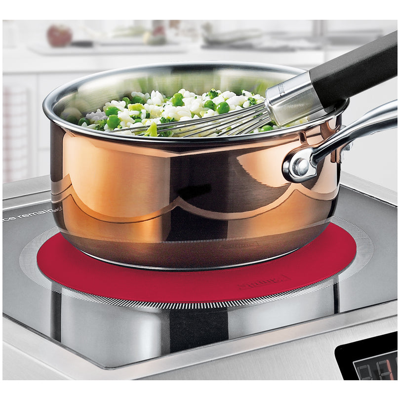 Tappetino protettivo tondo per piani di cottura ad induzione, confezione 2 pezzi cm Ø18