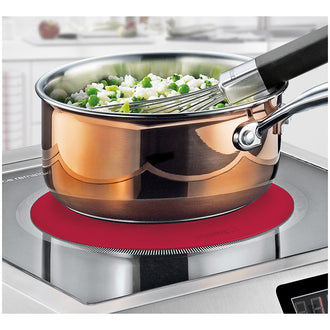 Tappetino protettivo tondo per piani di cottura ad induzione, confezione 2 pezzi cm Ø18