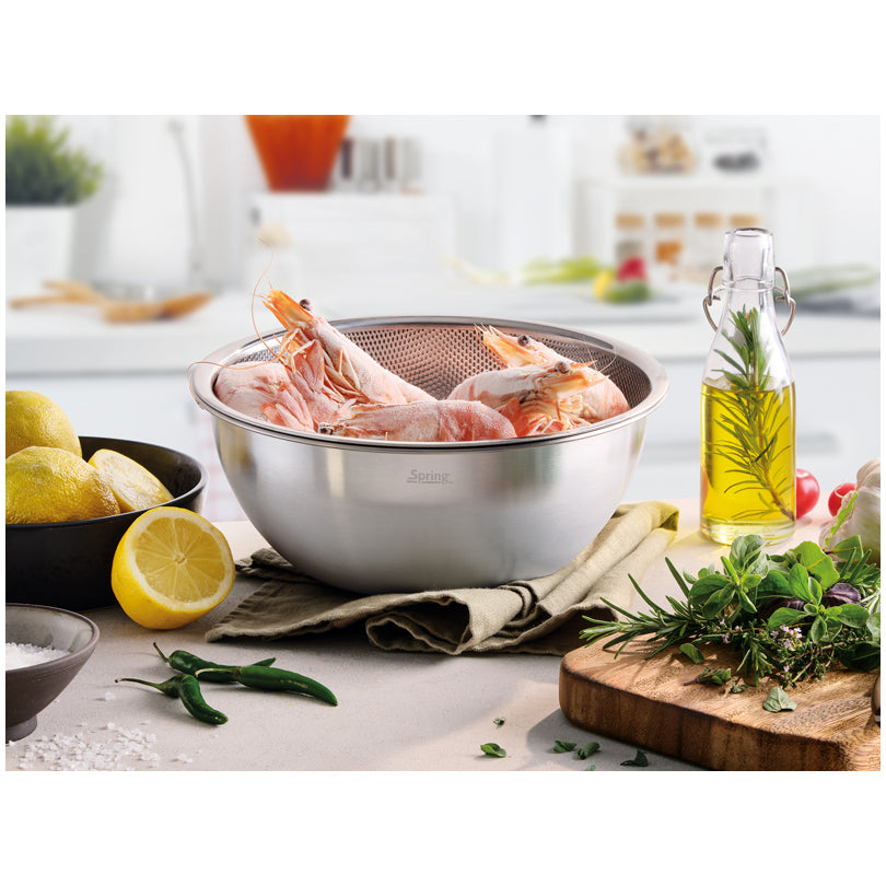 Bastardella con scolapasta rimovibile, 2 pezzi cm Ø28x12/l 6