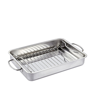 Rostiera rettangolare "BBQ - Style" l 3,6/cm 34x24x5,5