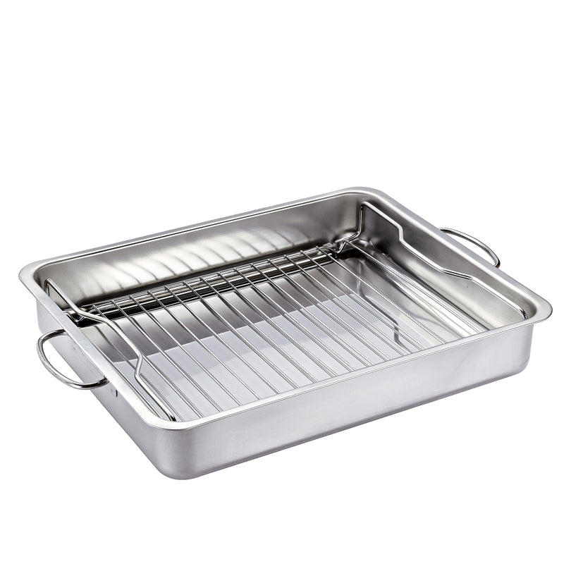 Rostiera rettangolare "BBQ - Style" l 6,8/cm 40x31,5x6,5