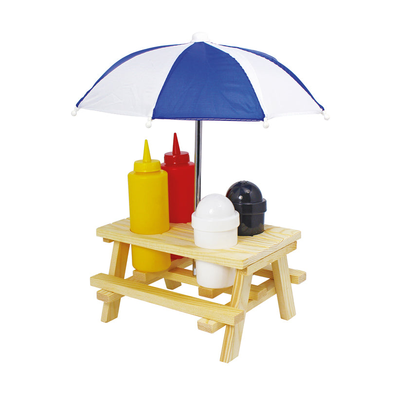 Menagere a 5 pezzi "BBQ - Picnic" cm 28x28x32