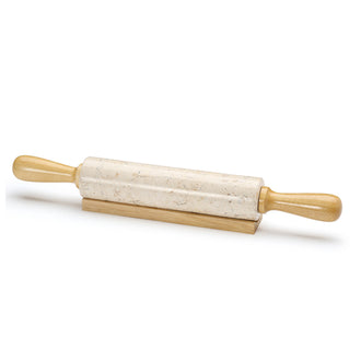 Mattarello "Bake" con base d'appoggio cm Ø6x47