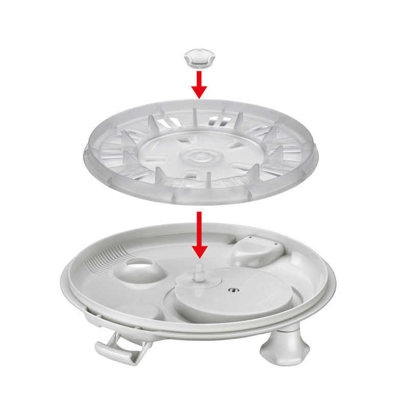 Centrifuga per insalata "Grande", 3 pezzi l 6/cm Ø25x23