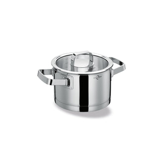 Casseruola alta "San Remo" con coperchio in vetro l 2/cm Ø16x10