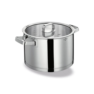 Casseruola alta "San Remo" con coperchio in vetro l 6,5/cm Ø24x14,5