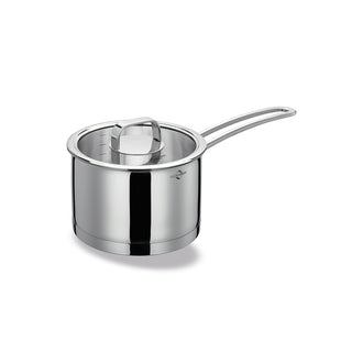 Casseruola con manico e coperchio in vetro "San Remo" l 2/cm Ø16x10