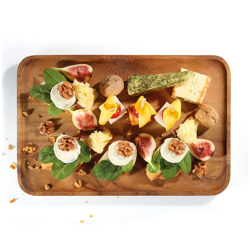 Piatto snack rettangolare cm 35,5x23,5x2