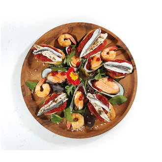 Piatto snack tondo cm Ø25x2