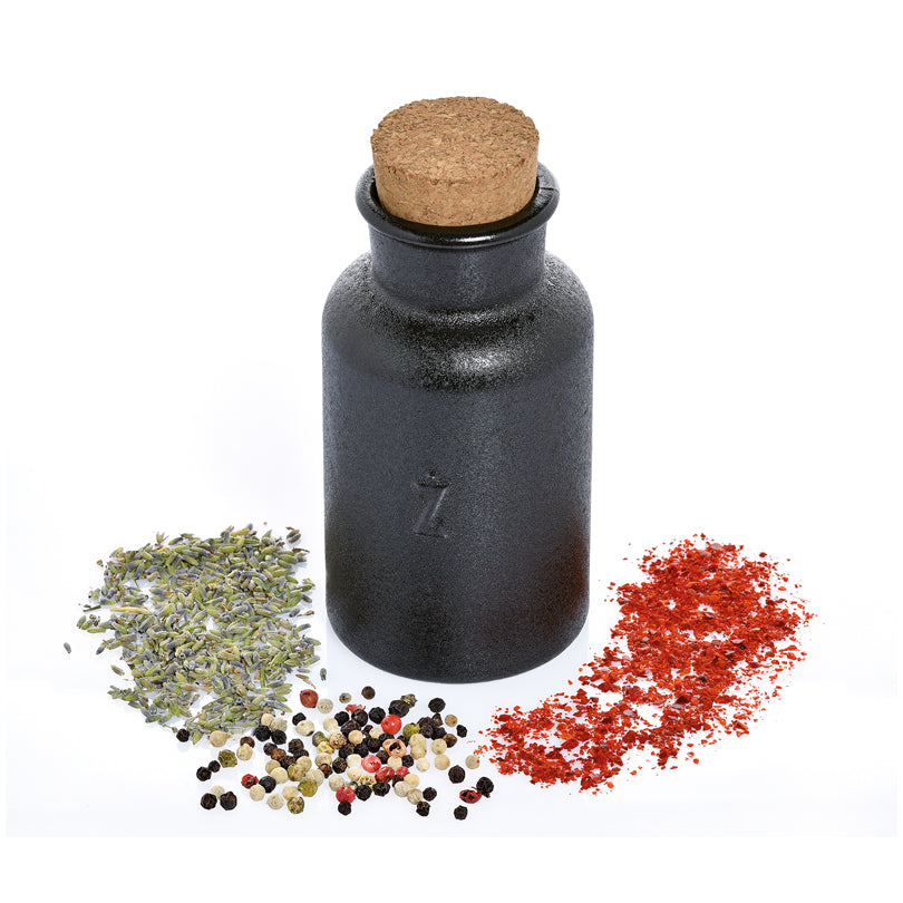 Barattolo spezie grande con coperchio in sughero cm Ø7x14,5