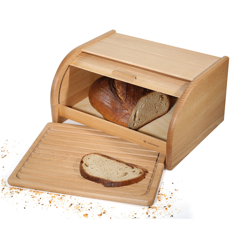 Portapane a tapparella "Country" con pratico tagliere pane cm 40x30x20