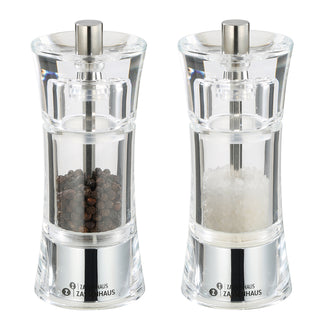 Set macinapepe e macinasale "Aachen", in confezione regalo cm Ø6x14