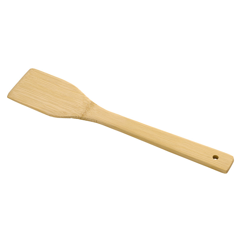 Set 7 utensili da cucina, in contenitore di canna di bambù cm 32