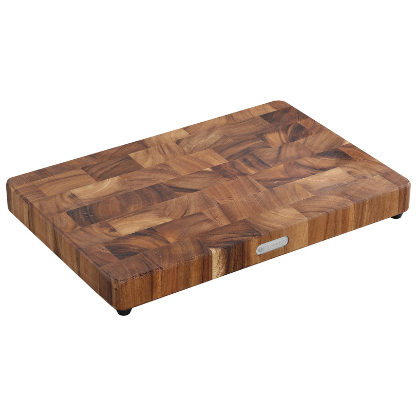 Tagliere alto in legno testa, rettangolare cm 45x30x4,5