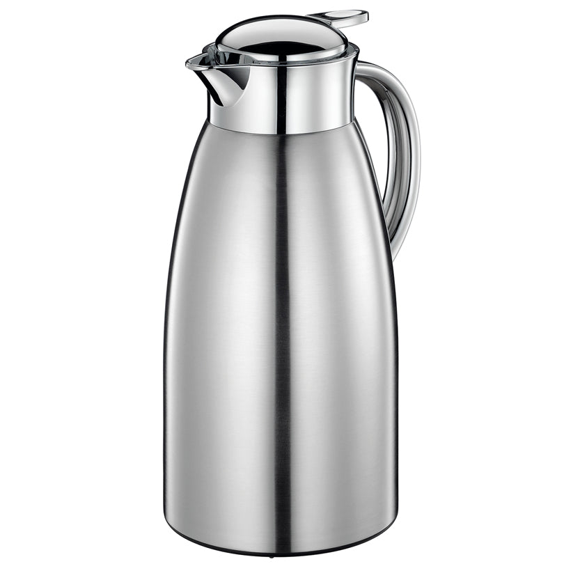 Caraffa termica a doppia parete "Triest", satinata l 2/cm Ø13,5x29