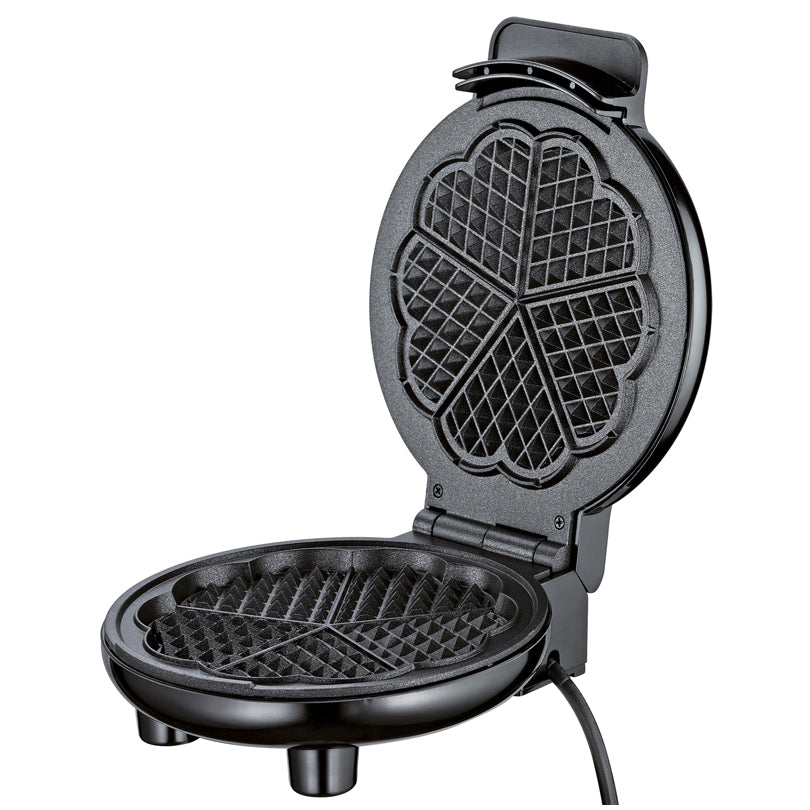 Macchina per waffle "Classic", 5 cavità cuoriforme cm 24,5x19,5x10