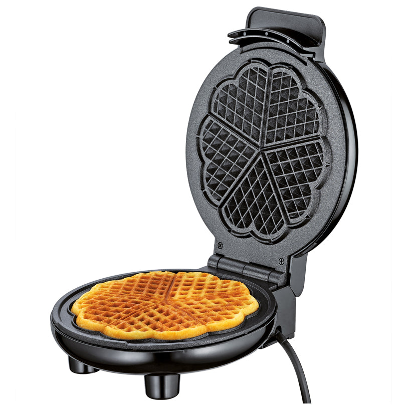 Macchina per waffle "Classic", 5 cavità cuoriforme cm 24,5x19,5x10