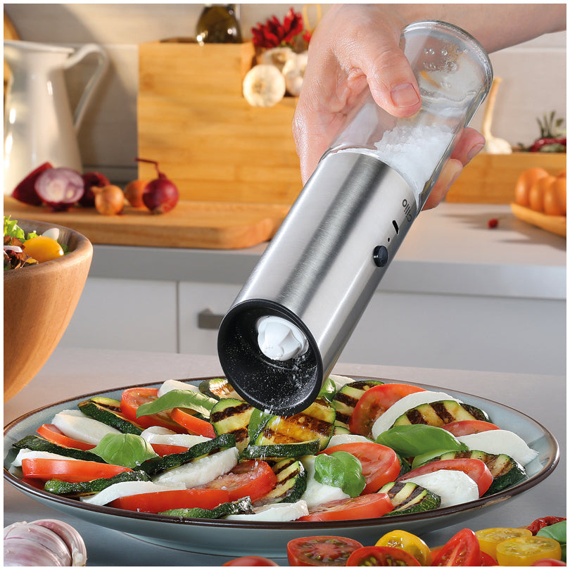 Macinapepe/-sale elettrico "Collina", ricaricabile tramite USB cm Ø5x22,5