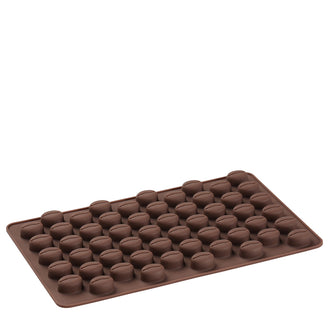 Stampo per cioccolatini/Formaghiaccio "Chicco di caffè", 55 cavità cm 18,5x11x0,9
