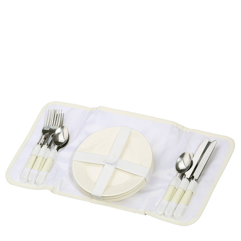 Cesto picnic "Ancona", per 4 persone cm 46x32x27