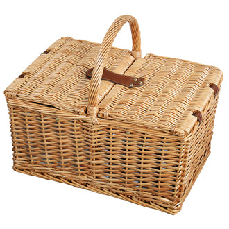 Cesto picnic "Lugano", per 4 persone cm 48x32x25