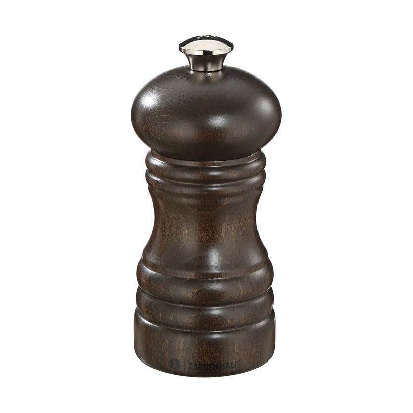 Macinapepe "Berlin", in faggio verniciato scuro cm Ø5,5x12