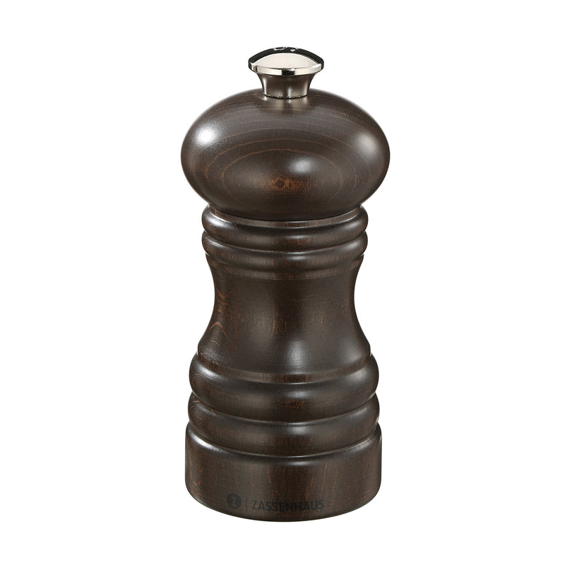 Macinasale "Berlin", in faggio verniciato scuro cm Ø5,5x12