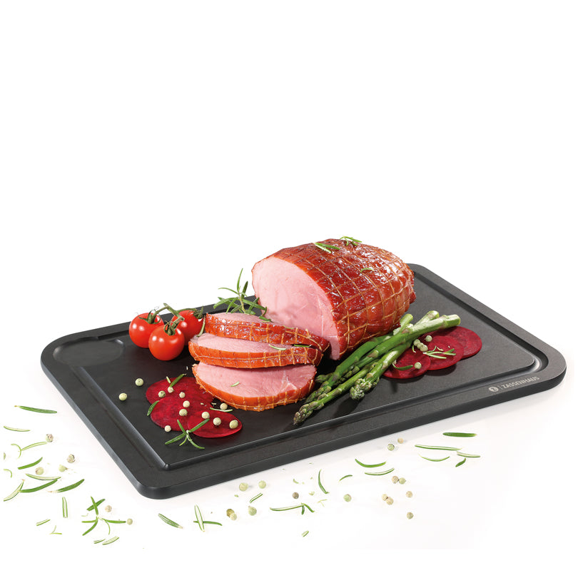 Tagliere rettangolare con scanalatura "Comfort Plus" cm 36x23x0,9