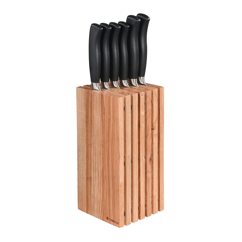 Ceppo coltelli quadrato cm 13x13x26