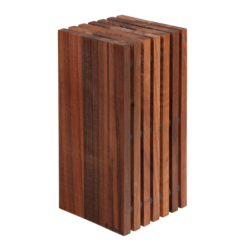 Ceppo coltelli quadrato cm 13x13x26