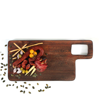 Tagliere da portata con manico cm 51x25x3