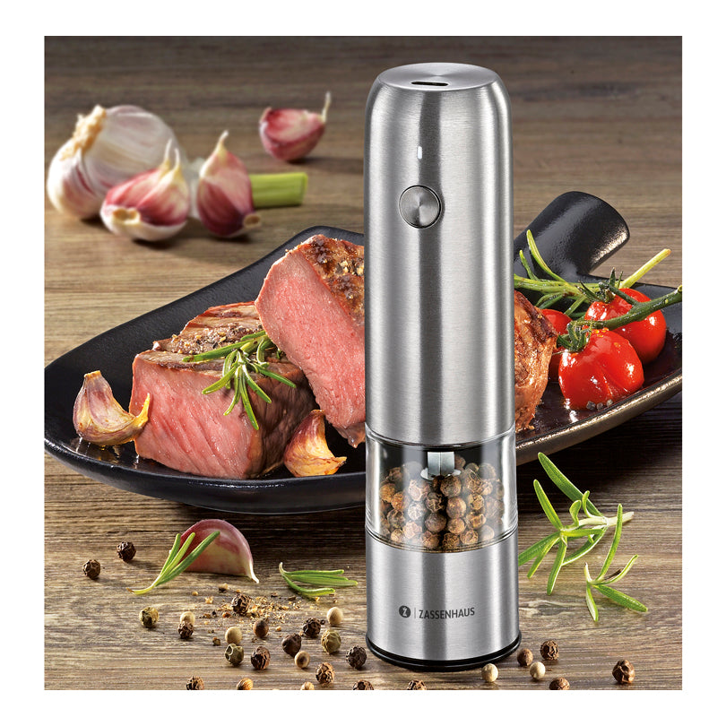 Macinapepe elettrico "Köln", ricaricabile cm Ø3,7x14