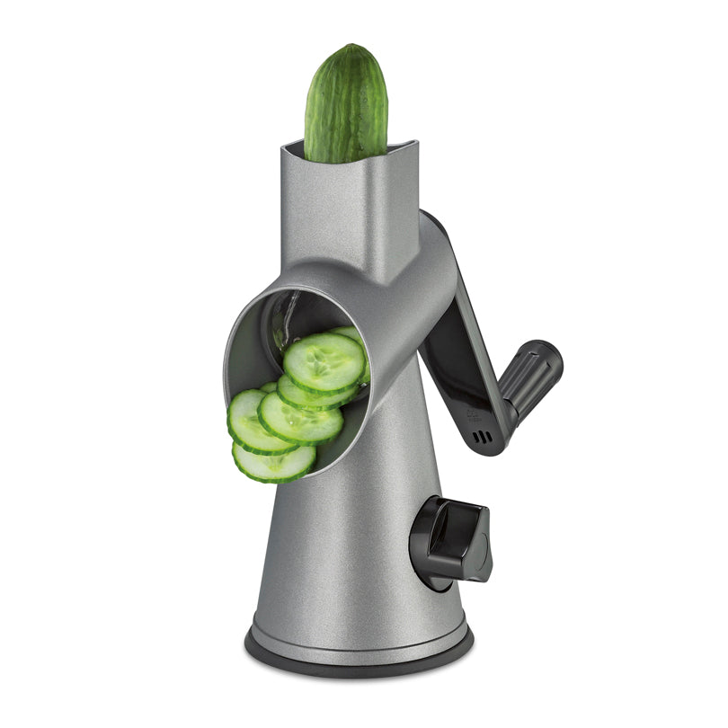 Grattugia a manovella "Robusto" con 3 rulli cm Ø12x25,5