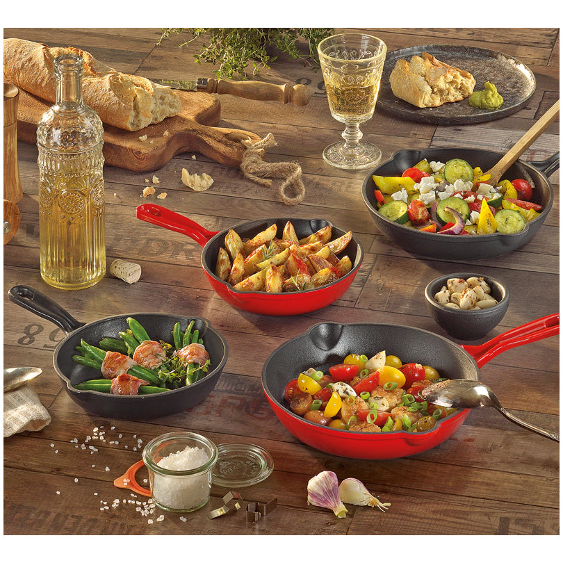 Padella da portata "Provence" con pratici beccucci su entrambi i lati cm Ø16x4