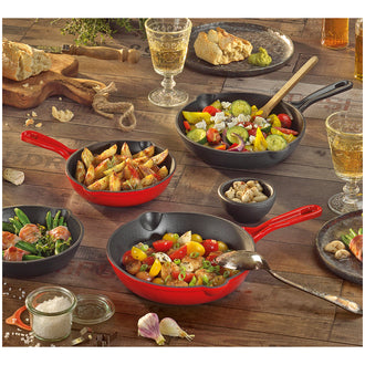 Padella da portata "Provence" con pratici beccucci su entrambi i lati cm Ø20x4,5