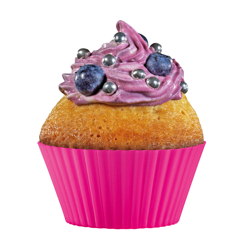 Stampo/Pirottini muffin "Bake", in confezione assortita da 6 pezzi ml 70/cm Ø7x3