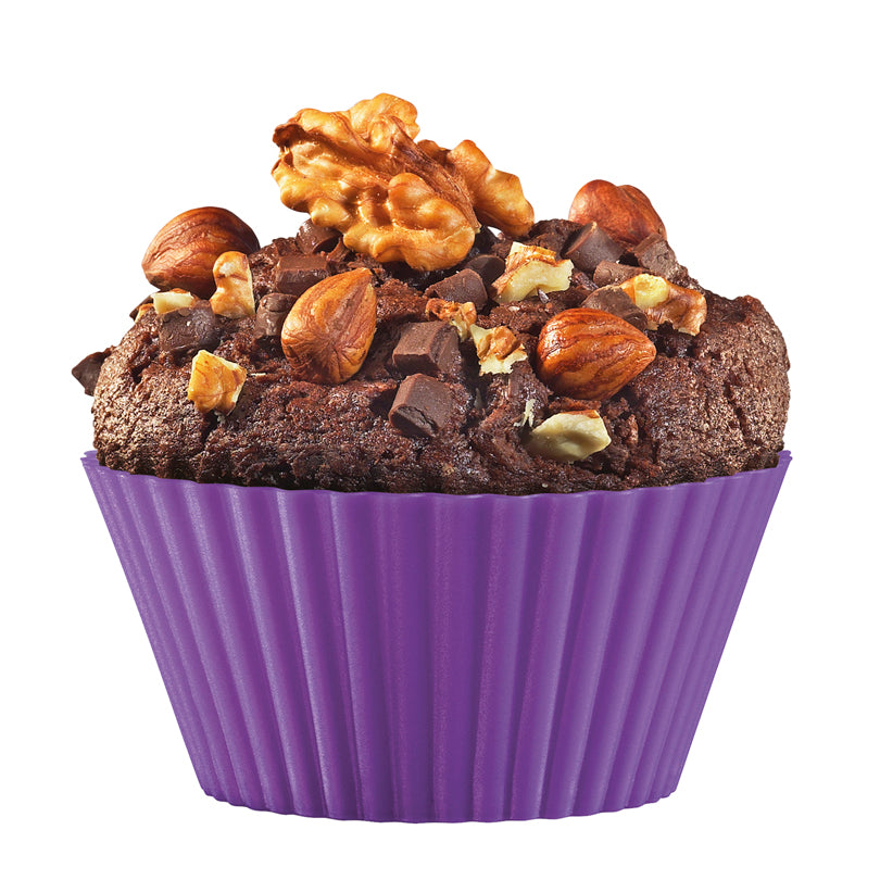 Stampo/Pirottini muffin "Bake", in confezione assortita da 6 pezzi ml 70/cm Ø7x3