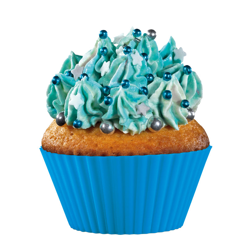 Stampo/Pirottini muffin "Bake", in confezione assortita da 6 pezzi ml 70/cm Ø7x3